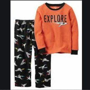 🍀EUC Space Rocket Explore Carter’s Pajama Set 5